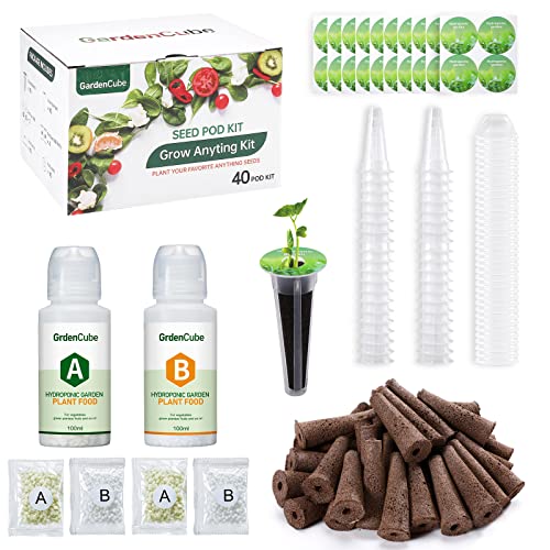 GARDENCUBE 166pcs Hydroponics Pods Kit Compatible with AeroGarden - size: 166pcs