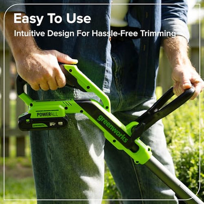 Greenworks 24V 12 in Cordless String Trimmer, 10 Blades, Tool Only - style: 12" NEW (Bare Tool)