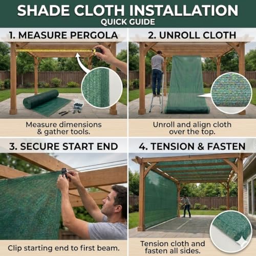 60% Eyelets Shade Cloth Roll 5'10"X100FT Sunblock Shade Mesh Tarp