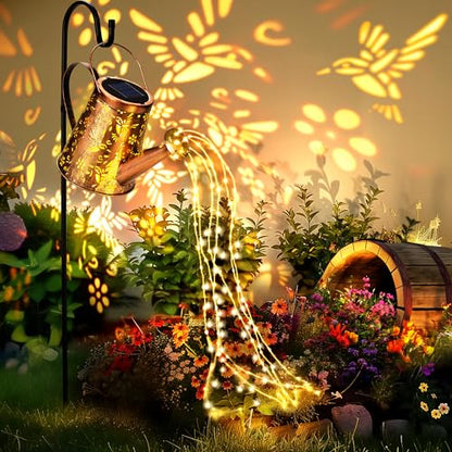 Solar Watering Can Lantern for Outside, Hanging Gift - size: Large - 1 Pack