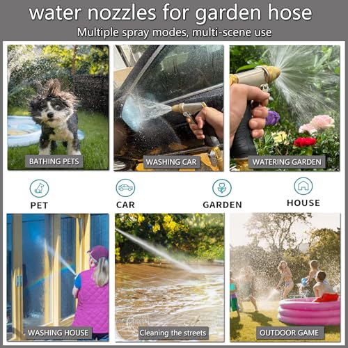Garden Hose Nozzle, Heavy Duty Hose Nozzle