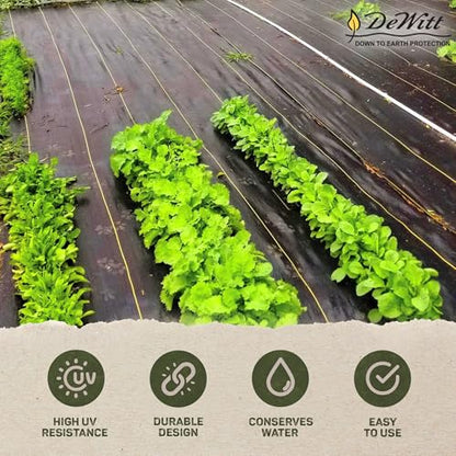 Dewitt Sunbelt Weed Barrier Fabric 3.2 oz, 3 x 300 Feet – Heavy-Duty - size: 1 Pack, style: 3' x 300'