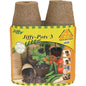 Jiffy Biodegradable Peat Pots for Seedlings, 3 Inch, 22 Pack - color: Brown, size: Small