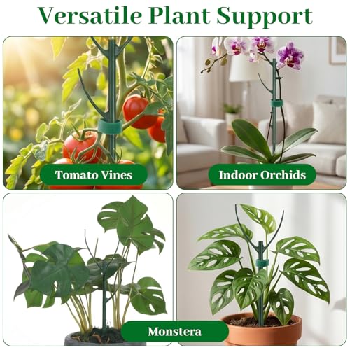 5 Pack Monstera Plant Support Upgrade Stackable Plant Stakes