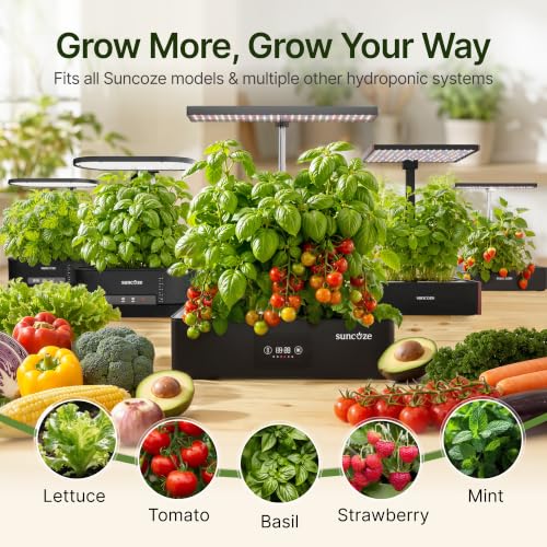SUNCOZE 320pcs Hydroponic Pods, Accessories Compatible Hydroponics Systems - size: 2 Sets