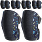 5 Pack Garden Knee Pads for Women, Foam Padding Work Kneepads, Blue Flower - color: Blue Flower