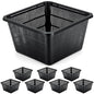 8 Pcs Aquatic Plant Baskets for Hydroponics Water Plant Pots