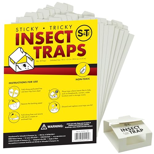 S&T INC. Insect Traps for Pest Control, 30 Pack - size: 30 Pack