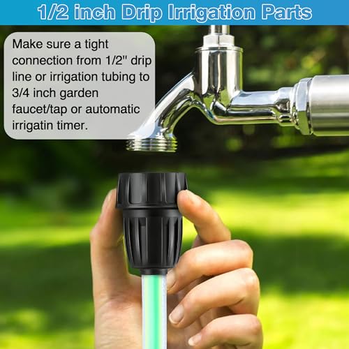 4 Pcs 25 PSI Drip Irrigation Pressure Regulator Adapter Kit - style: 25 PSI
