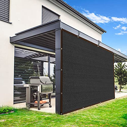 Shade Cloth for Plants Greenhouse, 80-90% Sunblock Shade Sails for Outdoor Garden Pergola Patio Lawn Pool Sun Shade Cloths for Kennel Chicken Coop Easier to Hang Shade Net Cover Shade Cloth - size: 5'x20'