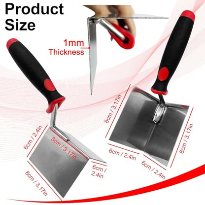 Drywall Corner Tool 2pcs/Set - size: Corner Trowel Set