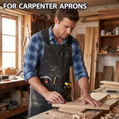 Woodworking Apron Men Cross Back Adjustable Tool Work Garden M-L