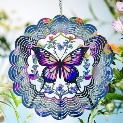 Eandisom Wind Spinners Outdoor Butterfly - Birthday Gifts for Women