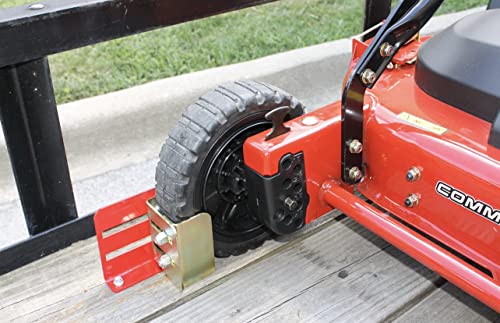 Jungle Jim's Jungle Boot to Secure Push and Some Commercial Mowers or Spreaders to Lawn and Landscape Trailer (Small Mower Boot) - size: SMALL MOWER BOOT