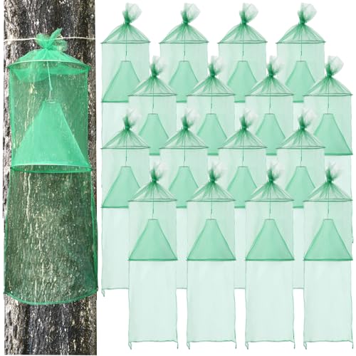 Qualirey 2 Pack Spotted Lanternfly Trap Lanternfly Killer for Tree,Green - color: Green