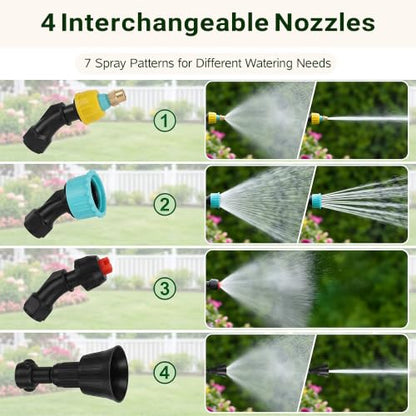 Electric High Reach Plant Waterer, 24-32in Watering Wand for Hanging Plants