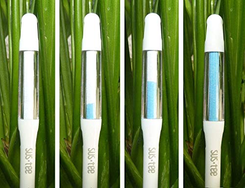 Sustee Aquameter, Set of 4, Plant Soil Moisture Sensor, (Green, Small)