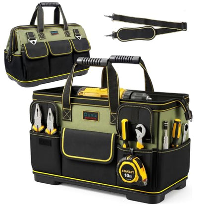 20 Inch Heavy Duty Tool Bag, 16-Pocket Tool Box Organizer, Green - color: Green, size: 20 Inch