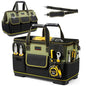 20 Inch Heavy Duty Tool Bag, 16-Pocket Tool Box Organizer, Green - color: Green, size: 20 Inch