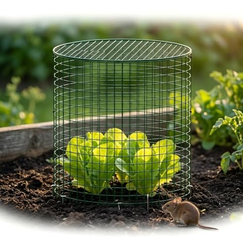 10 Pack Plant Protectors from Animals, 12" x 12" Plant Cages Covers