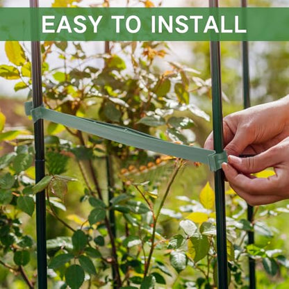 200 Pcs Plant Stake Arm for Tomato Cage, 11.8",16mm - size: 11.81in×0.43in