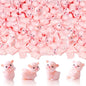 100 Pcs Mini Resin Pigs Miniature Pig Figurines Tiny Pigs Bulk