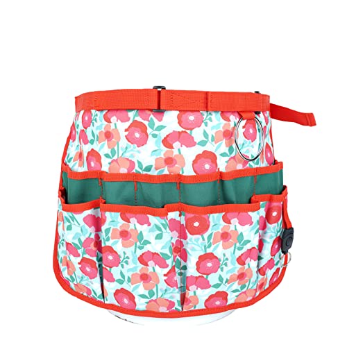 MELOTOUGH Bucket Caddy Organizer Bucket Tool Organizer for Garden Tools Fit 3.5 to 5 Gallon Bucket (Flower) - color: Flower
