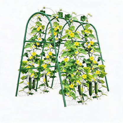Garvee Garden Arch Trellis for Raised Beds, 4 FT - size: 4x4x2 Ft