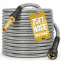 BIONIC STEEL PRO 75 Ft Metal Garden Hose with Brass Nozzle - size: 75 Feet