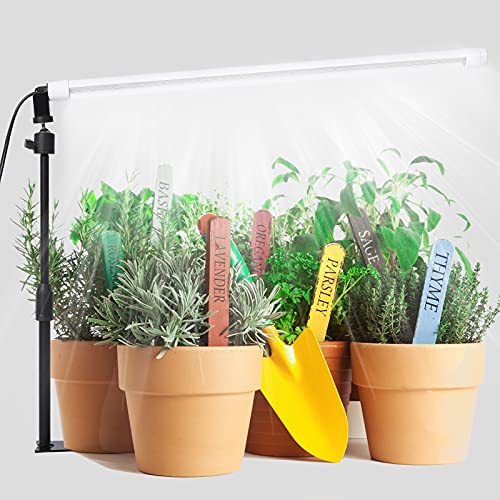 Standing LED Grow Light，Adjustable 2ft T8 Bar Plant Light, White 4500K Full Spectrum Plant Grow Lamp on Stand for Indoor Plants Seed Starting, Seedlings, Veg, Flower - size: T8 2FT Single Head