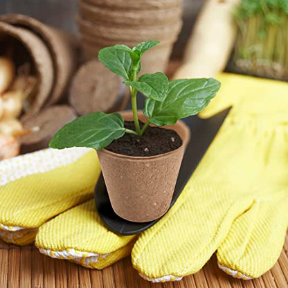 100 Pack 3.15 In Mini Flower Pots Disposable Plant Pots with Labels,Tools
