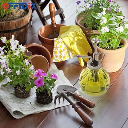 OFFIDIX Plant Mister, Pumpkin Glass Spray Bottle Small, Olive Green 6.7oz - color: E-Olive Green