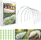 Garden Netting Kit for Raised Beds, 10x30FT Plant Cover Ultra Fine Mesh Netting & 6 Sets Fiberglass Garden Hoops & 18 Clip, Vegetable Plants Fruits Row Cover Birds Animals Barrier Protection Net