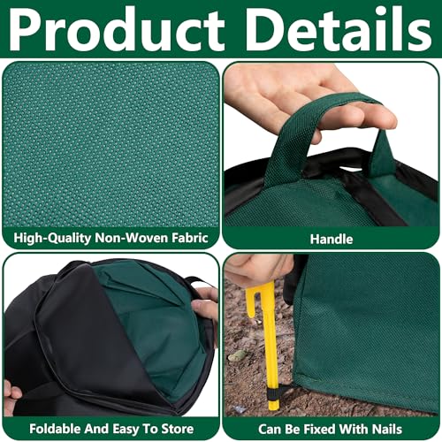 2 Pcs Pop Up Shrub Covers Frost Protection Tent, 38" x 36" x 36" Winter Plant Cover Freeze Protection, Warm Garden Plant Protector Tent for Protecting Outdoor Shrub Fruit Potted Plants from Snow & Ice - color: 36 x 36 x 38 inch