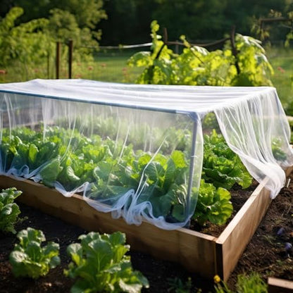 Garden Netting Cover for Bird, Insect & Bug Protection | 10x20 FT 2-Pack - size: 10x20 FT (Pack of 2)