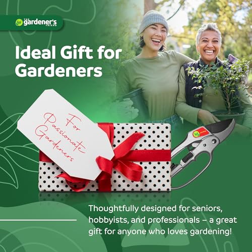 The Gardener's Friend Heavy Duty Ratchet Pruning Shears, Anvil