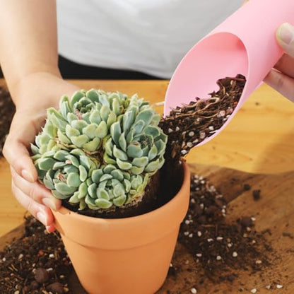 3 Pcs Bonsai Soil Scoops Plastic Garden Shovels, Colorful