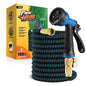 Flexi Hose Expandable Garden Hose with 8 Function Nozzle, 150FT - Lightweight Retractable Garden Hose, Water Hose - No-Kink Flexibility, 3/4 Inch Solid Brass Fittings and Double Latex Core - size: 150ft