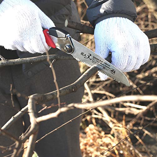 KAKURI Japanese Folding Bamboo Saw 5-1/8", Small Foldable Pocket Hand Saw - color: Japanese Folding Saw (Pruning)
