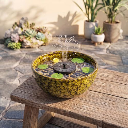 Succulent Pots, 10 Inch Ceramic Bonsai Pots, Yellow Leopard - color: Yellow Leopard-1, size: 10 Inch