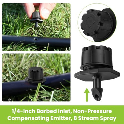 Adjustable Drip Irrigation Emitters for Raindrip 157005B,10 Pcs