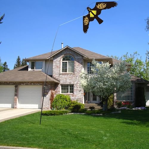Bird Scarer Kite Without Pole Bird Hawk Flying Kite-Style E - color: Style E no pole