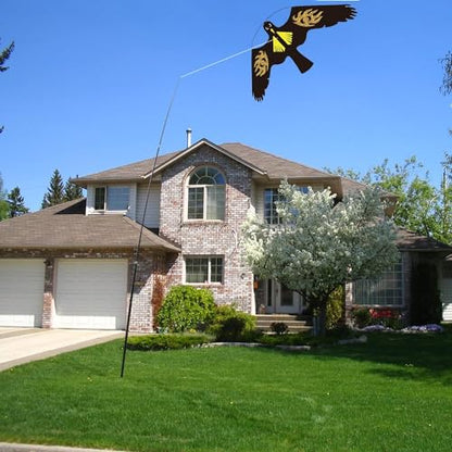 Bird Scarer Kite Without Pole Bird Hawk Flying Kite-Style E - color: Style E no pole