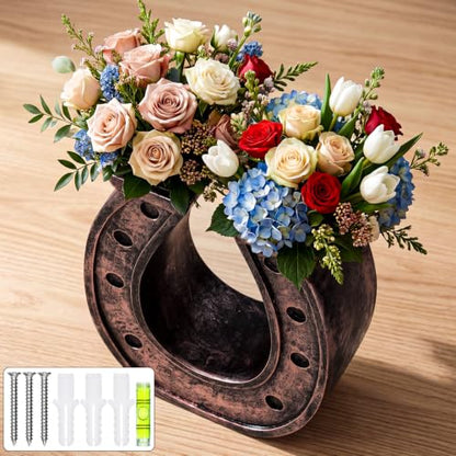 Qinyoung 1Pcs Horseshoe Hanging Wall Planters for Plants,Water Plant Vase - style: Water Plant Vase