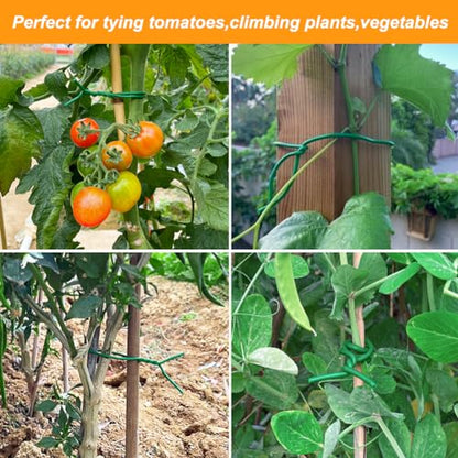 Tenn Well 2Pk 52ft 3.5mm Garden Wire Soft Green for Climbing Plants - color: Green, size: 3.5mm
