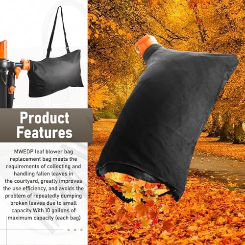 50026858 WGBAG500 Trivac Leaf Collection Bag for Worx Blower Vacuumcleaner