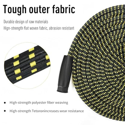 Garden Hose 50ft Triple TPE (Lightweight Kink-Free) 8-Function Nozzle | Ideal for Lawn, Car Wash & Camping