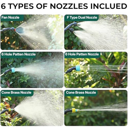 Battery Powered Sprayer 1.35 Gallon, Upgrade Electric Sprayer with Ergonomic Handle for Retractable Wand, Force Indicator, Adjustable Shoulder Strap for Garden, Weed Lawn and Cleaning - size: 1.35Gallons