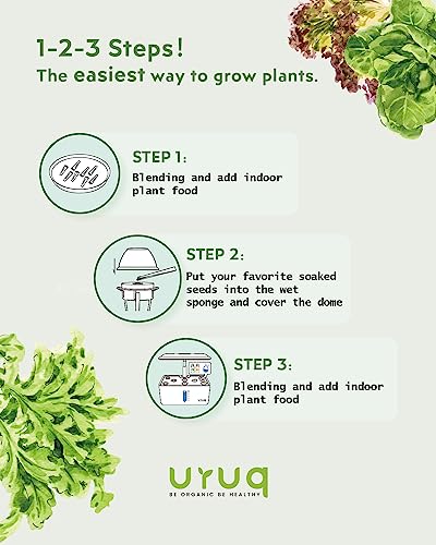 URUQ 188pcs Hydroponic Pods Kit Compatible with AeroGarden & Most Brands - size: 188pcs