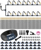 80FT 5/16" Misting Irrigation System for Garden with 30 Adjustable Nozzles - size: Mist 80 FT+30 Nozzles